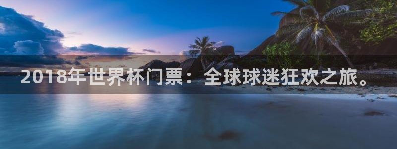 世界杯直播观看：2018年世界杯门票：全球球迷狂欢之旅。